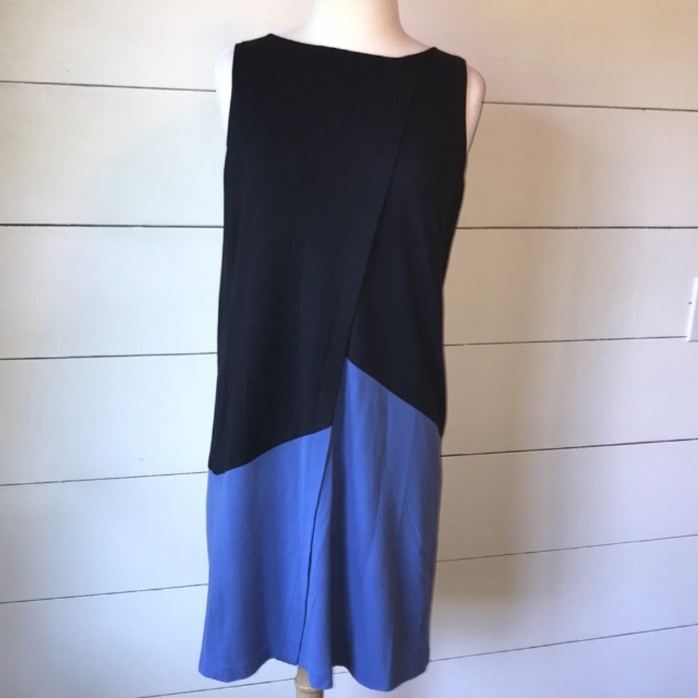 Lafayette 148 NY. Color block shift dress.…